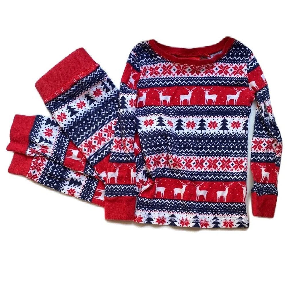 Joyland Holiday Christmas Pajamas‎ Winter Wonderland Christmas Jammies Fair isle